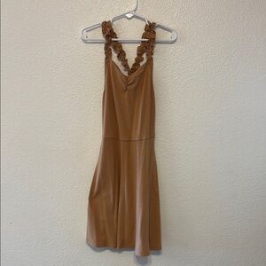Tan‎ Sleeveless Dress